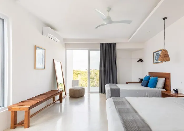Luxury Oceanfront Estate With Pool, Staff, Sleeps 24 * Tulum